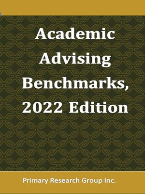 cover image of Academic Advising Benchmarks
